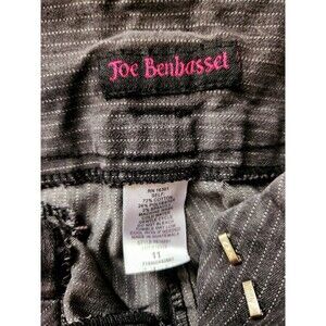 Juniors 11 Joe Benbasset Gray Striped Work Pants